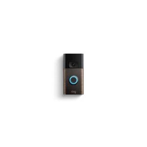 Ring - Video Doorbell - Sonnette VidÃ o ConnectÃ e sans fil, VidÃ o HD, dÃ tection de mouvements et batterie rechargeable - Publicité