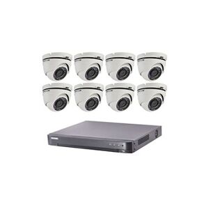 Hikvision HIK-8DOM-THD-002 - Kit vidéo surveillance Turbo HD 8 caméras dôme - Publicité