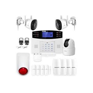 Lifebox Alarme maison sans fil gsm et 3 caméras wifi kit ip3 - Publicité