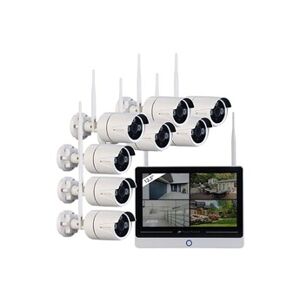 VisorTech : Système de surveillance sans fil avec enregistreur HDD à écran et 8 caméras IP - Publicité