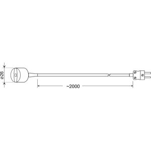 Sonde de contact plage magnétique de mesure de -65 à 200°C Greisinger GMF 200 HO Type K