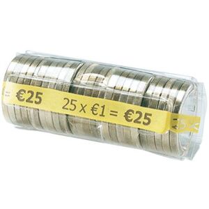 Locau Etui monnaie 1euro jaune -sachet de 25 - Publicité