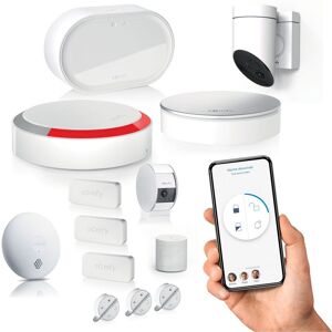 Somfy Home Alarm Advanced - Pack sécurité vidéo Plus - Alarme Maison sans Fil Connecté Wifi - Module GSM - Caméras de surveillance intérieure et extérieure - Publicité