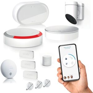 Somfy Home Alarm Advanced - Pack sécurité vidéo extérieure - Alarme Maison sans Fil Connecté Wifi - Module GSM - Caméra de surveillance extérieure - Publicité