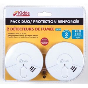 Lot De 2 Détecteurs De Fumée, 3 Ans