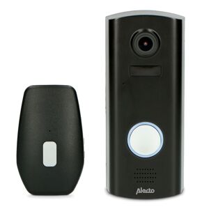 Alecto Sonnette Wi-Fi avec caméra DVC600IP Noir - Publicité