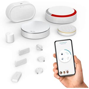 SOMFY 1875255 - Home Alarm Advanced Plus - Alarme maison sans fil connectée avec sirène extérieure et clavier - Somfy Protect - Module GSM - Compatible avec Amazon Alexa, l'Assistant Google et TaHoma (switch) - Publicité