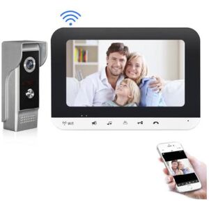 Qichuanxin WiFi sonnette Villa vidéo cloche bâtiment système d'interphone Support tuya caméra extérieure sonnette Smart Life fil vidéo porte téléphoneAA - Publicité