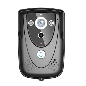 Banggood Caméra de sonnette sans fil WiFi avec interphone à distance, vision nocturne infrarouge - Publicité