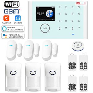 Banggood Kit d'alarme anti-vol multifonctionnel sans fil GSM Tuya WiFi Home Système d'alarme Host Kit pour la sécurité à domicile - Publicité