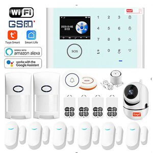 Banggood Kit d'Alarme Anti-vol Multifonctionnel pour Système de Maison Intelligente Tuya avec GSM sans Fil et WiFi, Dispositif de - Publicité