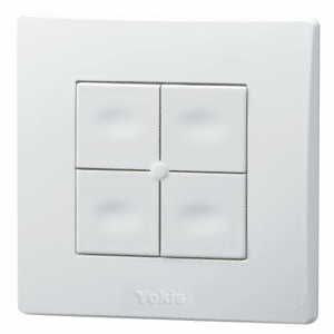 YOKIS Télécommande murale 4 touches blanc - gamme radio power - yokis tlm4t45p 5454421