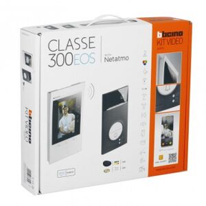 Kit portier video classe 300x connecte wifi noir - assistant vocal alexa integre - bticino 363916