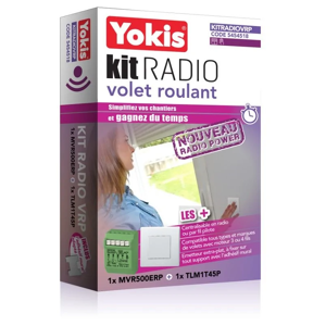 Kit radio volets roulants power domotique kitradiovrp yokis 5454518 - Publicité