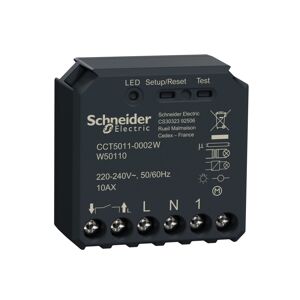 SCHNEIDER ELECTRIC Wiser - micromodule interrupteur lumineux pour eclairage - zigbee - schneider cct5011-0002w