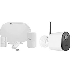 Abus FUAA35001A Smartvest Kit de Base Alarme Smartvest, 5 V, Blanc, Set de 4 Pièces + Caméra de Surveillance  PPIC44520 N/A 1920 x 1080 Pixels - Publicité