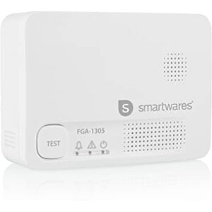 Smartwares Détecteur de monoxyde de Carbone  FGA-13051 Capteur 10 Ans Bouton de Test - Publicité