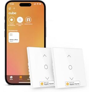 Refoss Intelligente Interrupteur Volet Roulant Connecté (FIL NEUTRE REQUIS), Interrupteur Volet Roulant WiFi Compatible avec HomeKit, Alexa et Google Home, Contrôle de Pourcentage et Contrôle à Distance - Publicité