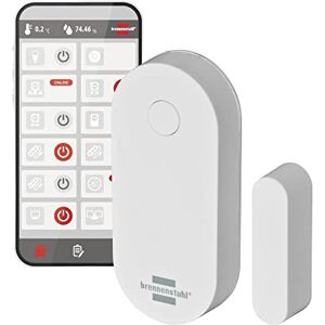 Brennenstuhl Connect Zigbee TFK CZ 01 Contact de Porte et fenêtre (capteur de Porte Intelligent, Notification sur téléphone Portable, Smart Home, sécurité Domestique, Application Gratuite) - Publicité