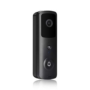 JIAHU 1 sonnette sans fil avec caméra de surveillance 1080p, surveillance antivol, wifi, sonnette vidéo intelligente - Publicité