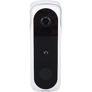 Sxhlseller Caméra de Sonnette Vidéo HD, Sonnette Vidéo Interphone Vocal Bidirectionnel Détection de Mouvement Mode Nuit Infrarouge, Carillon de Sonnette Connexion WiFi 2.4G - Publicité