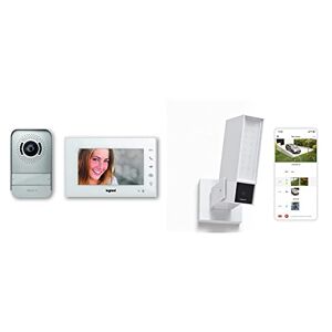 Legrand Offre Duo Portier visiophone Easy Kit connecté Blanc + Netatmo Caméra de Surveillance Extérieure Intelligente Blanche (avec Sirène) - Publicité