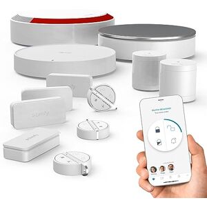 somfy 1875282 Home Alarm Essential Plus Integral Système Alarme Maison sans Fil Connecté Wifi Sirène Ext. 4 IntelliTAG 2 détecteurs 3 badges Compatible Alexa, Assistant Google et TaHoma - Publicité