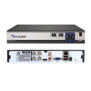XENOCAM 4 canaux 5M-N/1080N hybride haute définition pour enregistreur vidéo CCTV AHD/TVI/CVI/analogique/Onvif IP DVR H.265 P2P à distance pour système de surveillance à domicile (sans disque dur) - Publicité