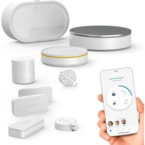 somfy 1875259 Home Alarm Advanced Système d'Alarme Maison sans Fil Connecté Wifi Fabriqué en France 2 badges télécommandes Module GSM Compatible avec Alexa, Assistant Google et TaHoma - Publicité