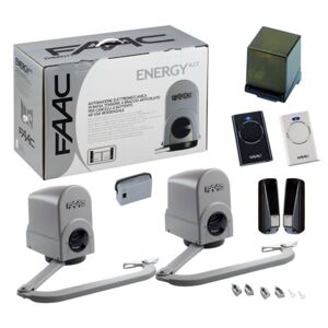 FAAC Kit Energy pour portail battant 24V - FAAC - 104575144
