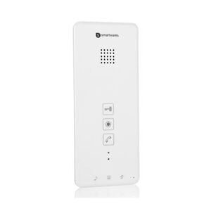 Smartwares DIC-21102 Interphone 2 fils Station intérieure blanc Blanc - Publicité
