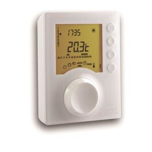 Delta Dore Thermostat programmable filaire Tybox 117 bois - Publicité
