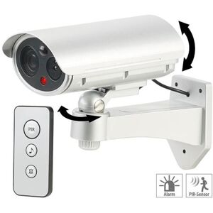 VisorTech : Caméra de surveillance factice avec détecteur de mouvement et fonction alarme - Publicité