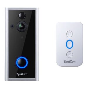 Sonnette Video Connectee WiFi Sans Fil Visiophone Spotcam Ring 2