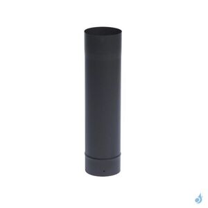 Ten Tuyau rigide TEN ÉMAIL 0.6mm Noir Mat Ø125 ou Ø150 mm Longueur 0.66 ml