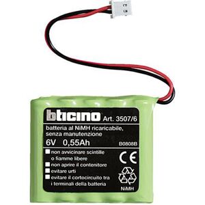 Batterie bticino 6V 0.5Ah pour sirene interieure et centrales antivol 3507/6