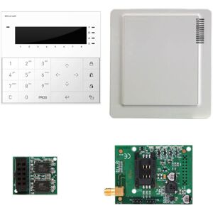 Comelit Kit d'alarme Comelit SAFE avec GSM, unité de contrôle, clavier, carte VEDO10KGSM