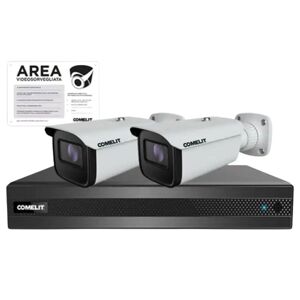 Kit de vidéosurveillance Comelit Smart IP 6MP 8 canaux optiques 2.8-12mm IPKIT008N05PB - Publicité