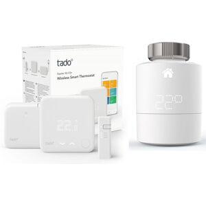 Tado Kit de di¿½marrage V3 Thermostat Intelligent sans fil 1x Ti¿½te thermostatique