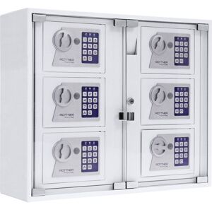 Rottner Distributeur de cles Keysystem 6 Outdoor serrure electronique blanc