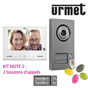 Kit Video Note 2 Wifi Pour 2 Familles - Urmet 1723/96