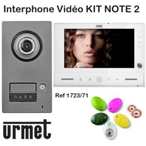 Interphone Video Urmet Kit Note 2 Mains Libre - Contrôle D'Accès - Urmet 1723/71 - Publicité