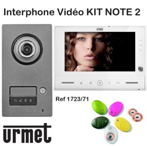 Interphone Video Urmet Kit Note 2 Mains Libre - Contrôle D'Acces - Urmet 1723/71