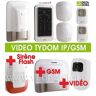 Pack Alarme Radio Tyxal Plus + Sirène + Pack Tydom Vidéo Ip/gsm 2.0 - Delta Dore - 6410176 + 6410173