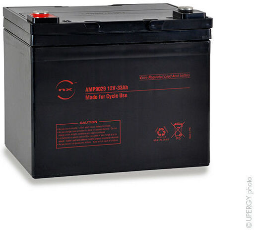 NX ™ NX - Batterie plomb AGM NX 33-12 Cyclic 12V 33Ah M6-F