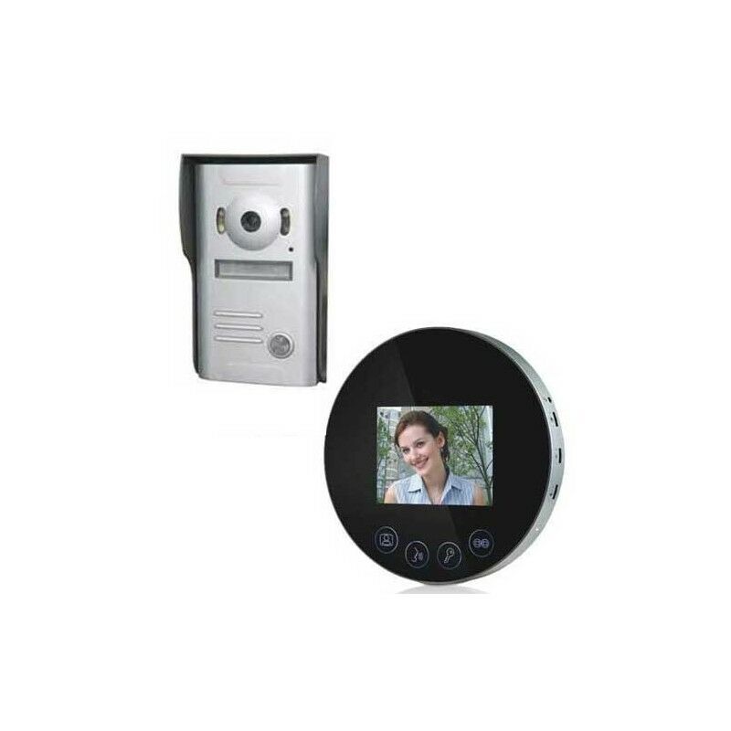 SECURITEGOODDEAL Interphone Video Miroir Rond