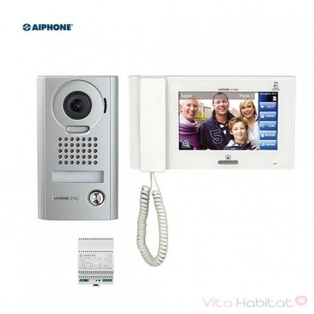 AIPHONE Kit portier Vidéo AIPHONE JPS4AEDV - Ecran 7'' - Platine en saillie - 130318