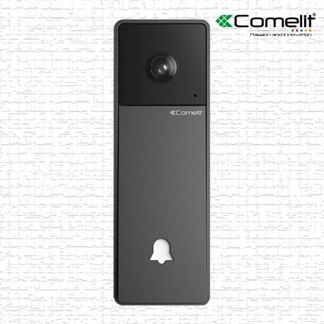 COMELIT Sonnette extérieur wifi Visto Noir - Comelit -KITVISTO