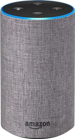 Refurbished: Amazon Echo 2nd Gen (XC56PY) - Heather Grey Fabric, C