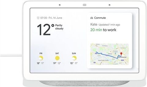 Refurbished: Google Home Hub Smart Display Chalk Grey, B